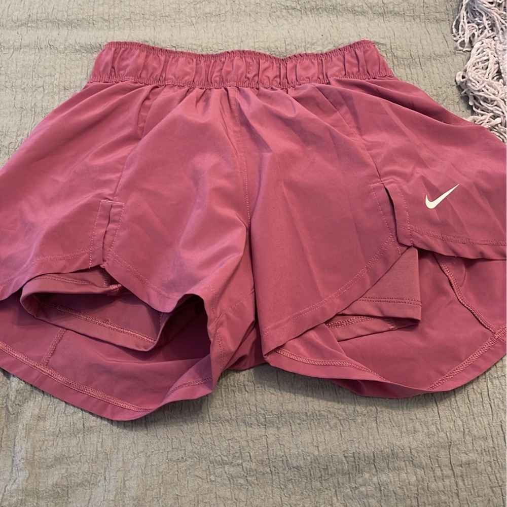 purpleish nike running shorts
